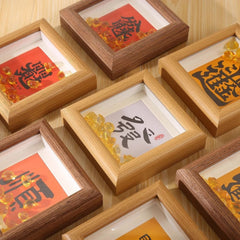 Gold Ingot DIY Picture Frame for Wealth-Home or Office Desk Decoration