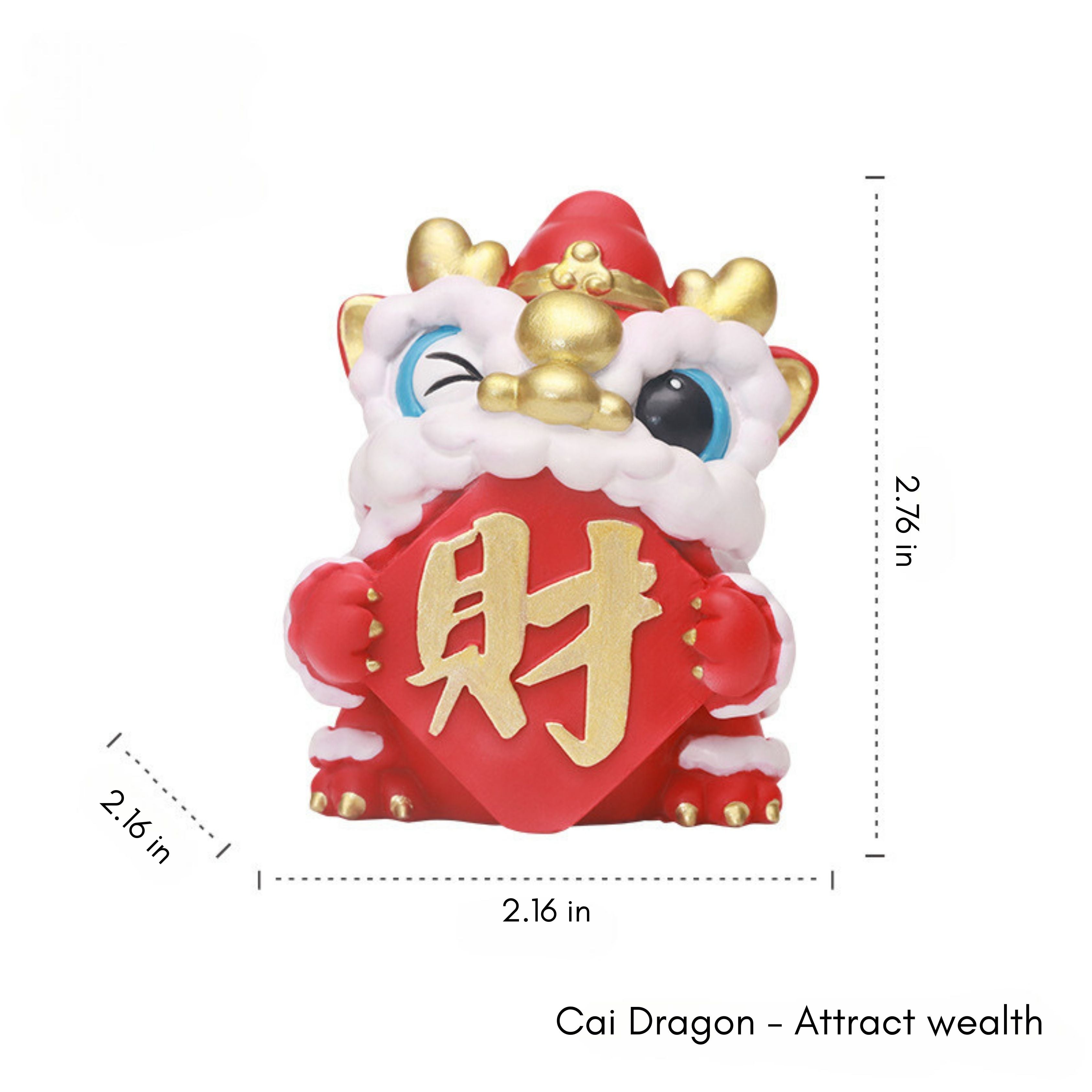 Lucky Dragon Prosperity Desk Ornament