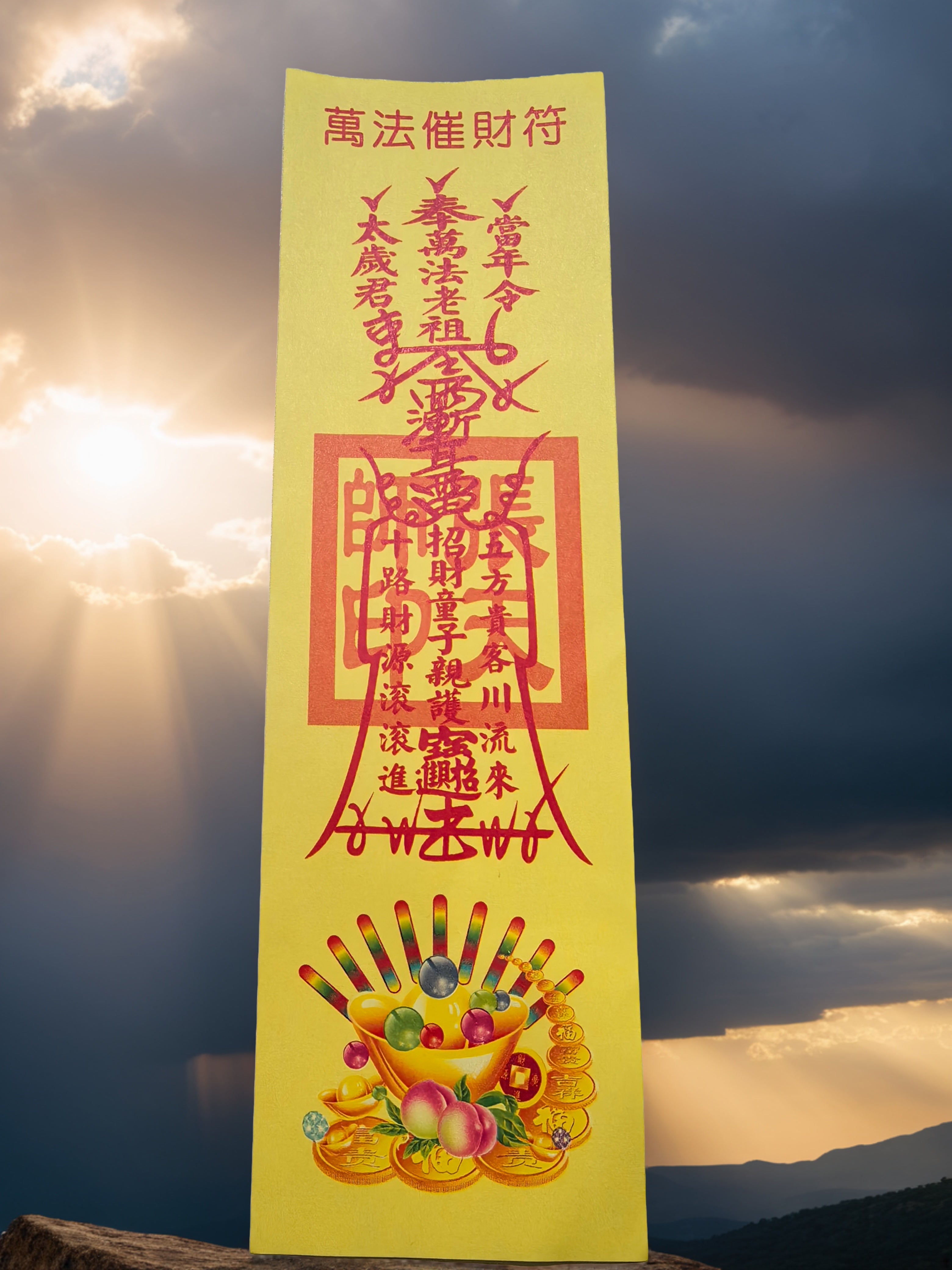 Taoist Talisman Papers for Good Fortune: Get Rich, Attract Wealth and Find Good Luck