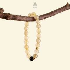 Aromatic Single Water Element & Citrine Bracelet Fengshui Bracelet