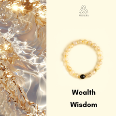 Aromatic Single Water Element & Citrine Bracelet Fengshui Bracelet