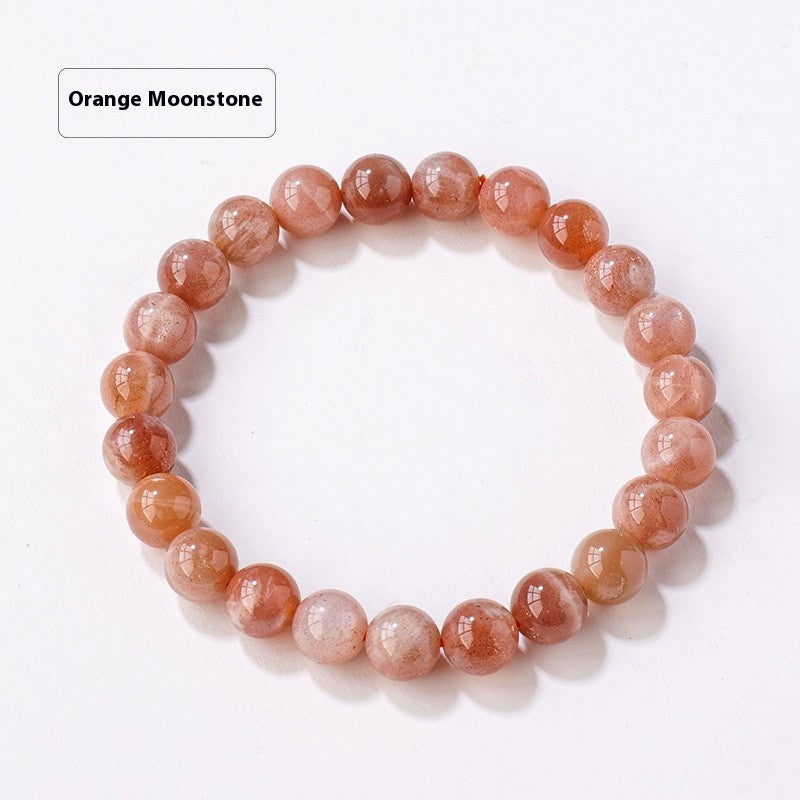 8mm Natural Crystal Stone Beads Bracelet