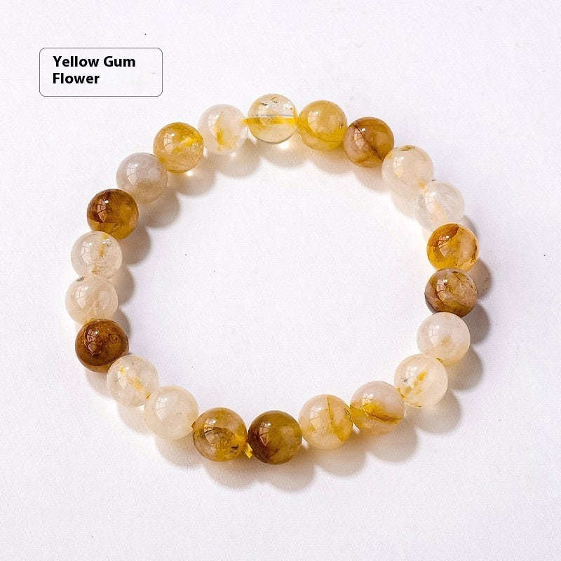 8mm Natural Crystal Stone Beads Bracelet