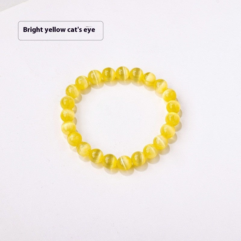 8mm Natural Crystal Stone Beads Bracelet