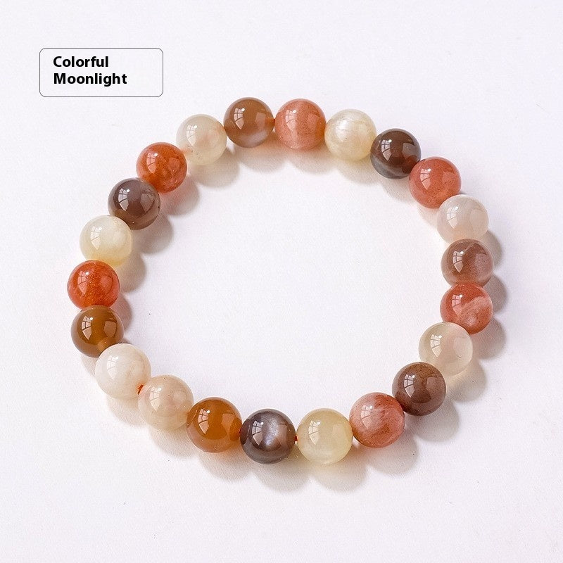 8mm Natural Crystal Stone Beads Bracelet